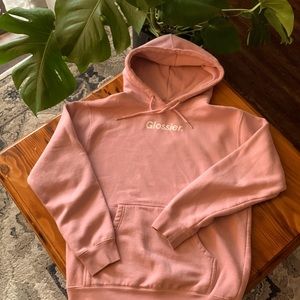 Glossier Pink Hoodie